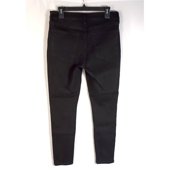 Old Navy High Rise Wow Super Skinny Jeans Black Women’s 12 Stretch Excellent - Picture 4 of 6